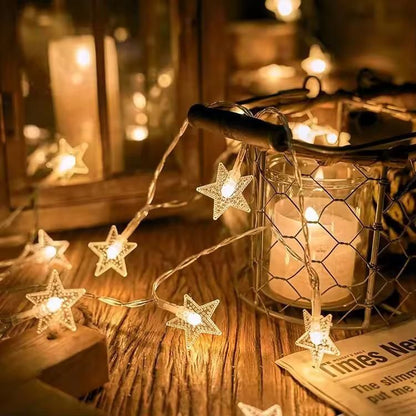 instant festive fairy curtain light -christmas & new year decor